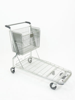 MUC400 Flatbed Trolley with Extendable Basket, Refurbished, 46-82 Litre