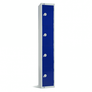 4 Door Contract Steel Locker with Cam - Key Lock, 300 x 450mm