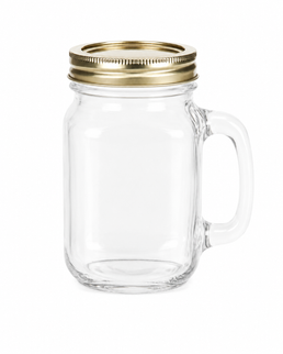 450ml Glass Mason Jar With Handle