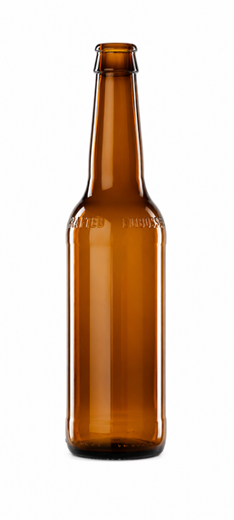 330ml Crown Neck Amber Beer Bottle