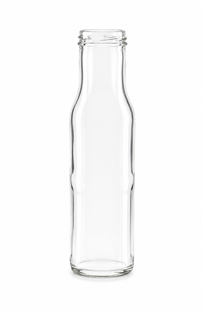 250ml Round Glass Sauce Bottle
