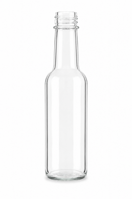 250ml Clear Glass Crown Neck Bottles | 28mm Crown Finish | Beverage Bottles