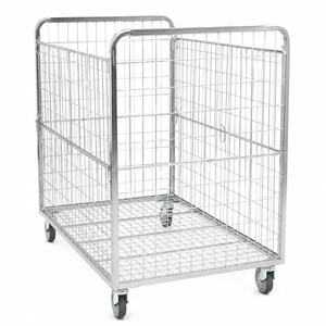 Container for Cartons 800x1200 H1200 – Large Roll Cage for Boxed Goods Handling