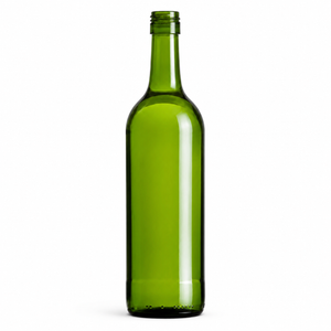 Bordelaise Air 75cl Green 04 glass wine bottle with 18mm screw cap finish