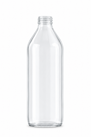 Garrafa de Vinagre em Vidro Cristal de 575ml – Tampa de Rosca 28mm