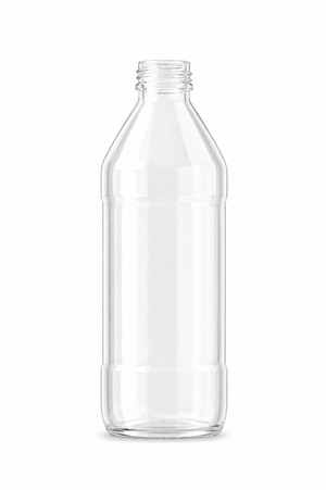 Garrafa de Vinagre em Vidro Transparente 284ml – Tampa de Rosca 28mm