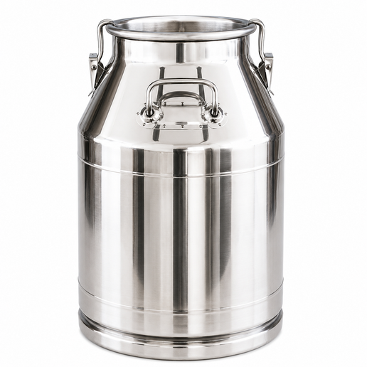 25 Litre Stainless Steel Milk Churn – Durable and Secure Dairy Transport