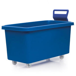 450 Litre food grade MDPE moulded truck with handle and nylon castors