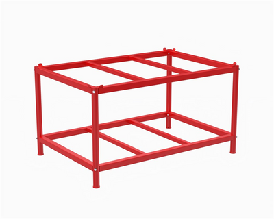Powder-Coated Pallet Table with Pallet Control – For EUR Pallet 1200 × 800 mm – 1216 × 816 × 657 mm