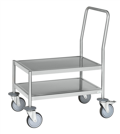 Stainless Steel Platform Truck – C3 (AISI 304) – 800 × 550 × 905 mm