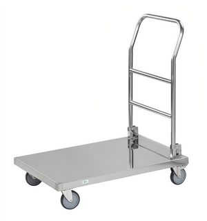 Stainless Steel Platform Trolley – C2 – 830 × 530 × 940 mm