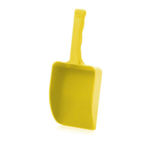 Metal detectable 1000g food grade polypropylene hand scoop with ergonomic finger grips