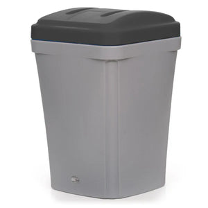 100 Litre MDPE paper recycling bin with dual slot hood