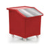 142 Litre Ingredients Trolley with Stainless Steel Flap Lid – Food Approved Mobile Storage Bin