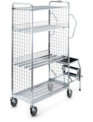Trolley de Reposição de Estoque Usado Estreito – Sem Escada