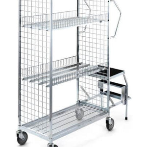 Used Narrow Stock Replenishment Trolley – Without Step Ladder
