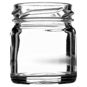 30ml (1oz) Mini Empty Glass Jar with 43mm Twist-Off Lid