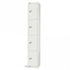 All White Steel Locker with Cam Key Lock, 300mm Depth