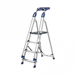 Aluminium Folding Platform Step Ladders EN131 Professional - 4 to 7 Tread