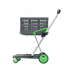 Folding Plastic Shelf Trolley – 60kg Load Capacity