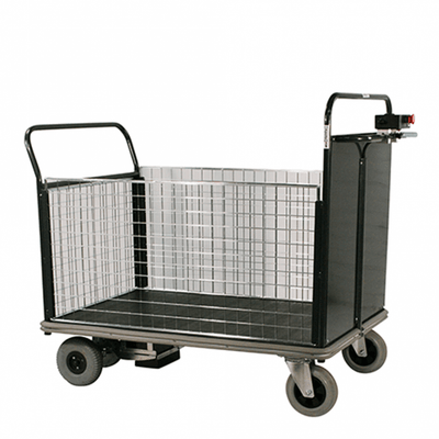 Powered Electric Platform Trolley with 4 Sides - 600kg Capacity