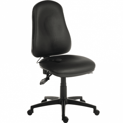 Ergo Comfort Air High Back Faux Leather Operator Chair, 24-Hour BS5459, 150kg Capacity