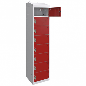 Fire Suppression Charging Steel Locker, 300mm Deep with UK Socket & USB