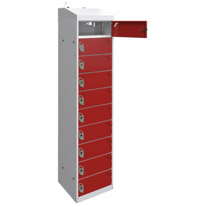 Fire Suppression Charging Steel Locker, 450mm Deep with UK Socket & USB