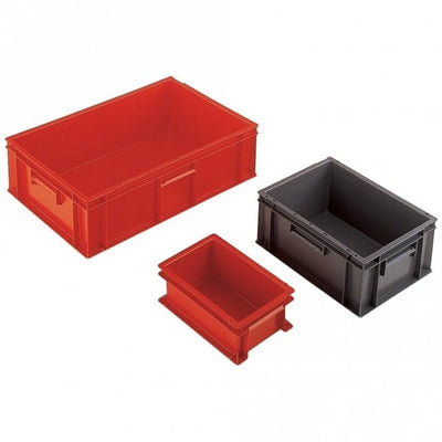 Medium Euro Stacking Container with Solid Sides & Base