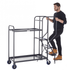 Order Picking Trolley with 2 Steel Shelves 300kg Capacity