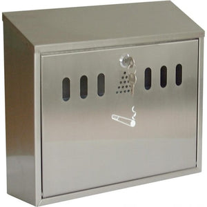 Stainless Steel Cigarette Waste Bin - 3 Litre Wall Mounted