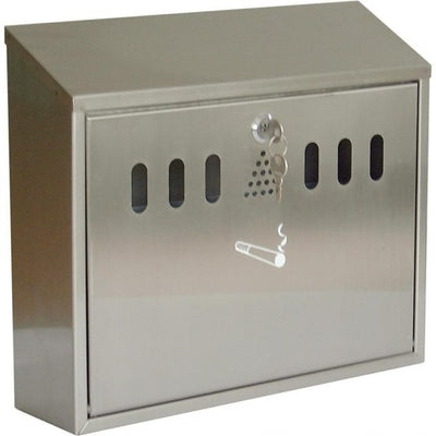 Stainless Steel Cigarette Waste Bin - 3 Litre Wall Mounted