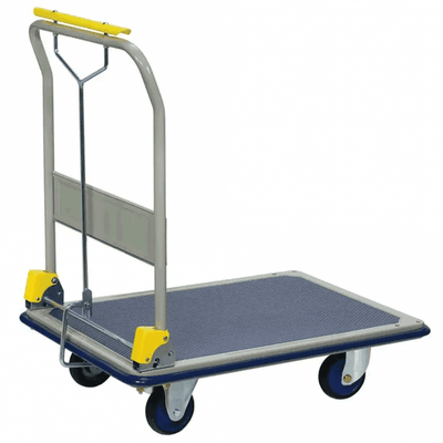 Steel Folding Platform Trolley with Deadman Brake, 370kg Capacity