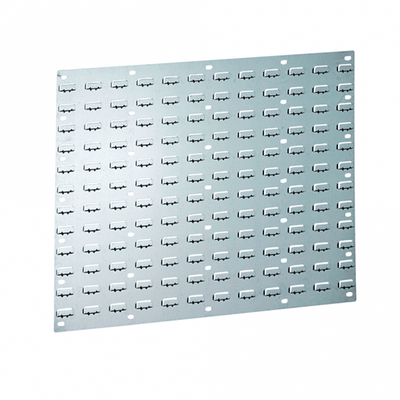 Steel Louvred Panels, Wall Mounted Mild Steel Storage for Small Parts Bins