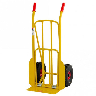 Steel Rough Terrain Sack Truck with Fixed & Folding Footplate, 250kg Capacity