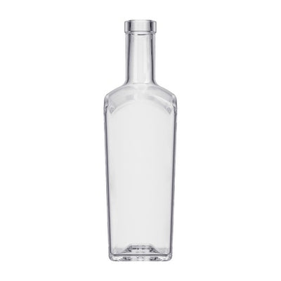 70cl Brunel Spirit Bottle – 700ml Premium Glass Bottle for Whisky, Gin, Rum & Tequila (White Flint | 620g)