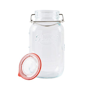 1000ml Original Mariposa clear white flint glass storage and preserve jar