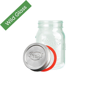 Wild Glass 500ml Luna Storage Jar – 100% Recycled Glass Storage Jar
