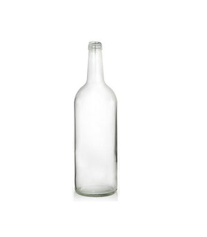 1 Liter klare Glasbergflasche