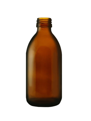 250ml Bernstein Alpha Glasflasche