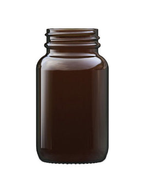 100ml Bernstein Glas Pulverbehälter