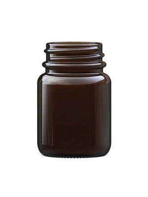 30ml Bernstein Glas Pulverbehälter