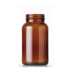 250ml (8oz) Brauner Glas Pulverbehälter